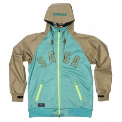 Buy SAGA OUTERWEAR Classic Logo Jacket /Green