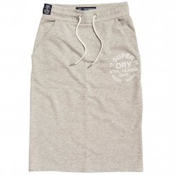 Buy SUPERDRY Athl League Loopback Skirt W /90'S Ath Grey Marl