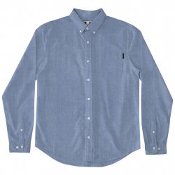 Buy DEDICATED Varberg Chambray Shirt /Blue