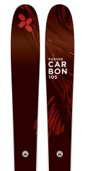 Buy EXTREM Fusion 105 Carbon + Fix MARKER Kingpin 13 100-125mm /Black Red