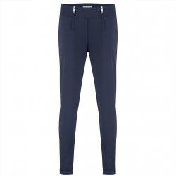 Buy POIVRE BLANC Stretch Pants W /Deep Blue Sea