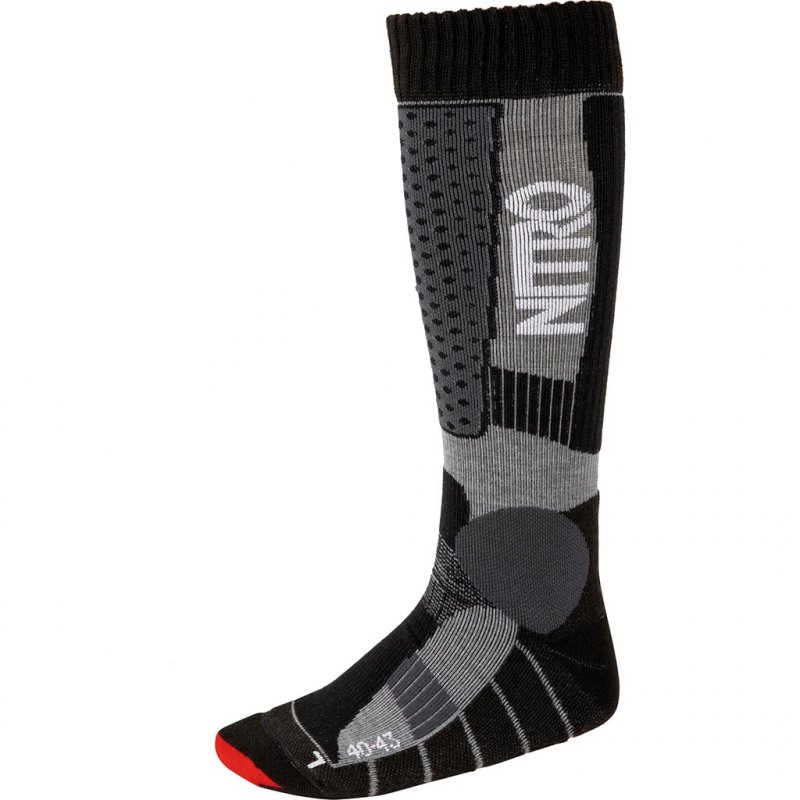 NITRO Team Socks /black grey red