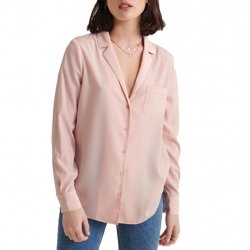 Buy SUPERDRY Blair Revere Collar Blouse W /Soft Pink