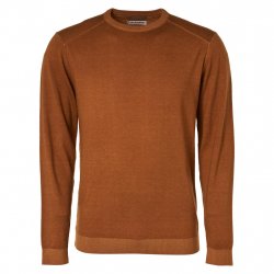 Buy NO EXCESS Pullover Crewneck Special Dyed With Wool /ginger