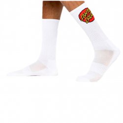 Buy SANTA CRUZ Dot Socks /white