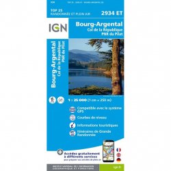 Buy IGN Top 25 Bourg Argental Col de république /2934ET