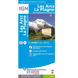 Buy IGN Top 25 Les Arcs La Plagne Pn de la Vanoise /3532ET