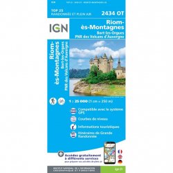 Buy IGN Top 25 Riom Es Montagne /2434OT