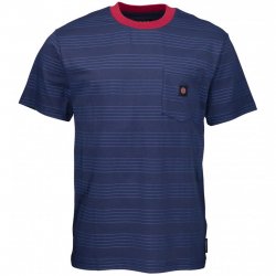 Buy INDEPENDENT Hachure T Shirt /Navy Oxblood