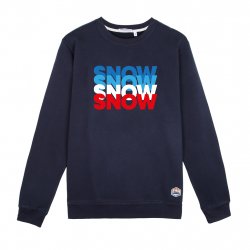 Buy FRENCH DISORDER Sweat Dylan Snow Print /navy