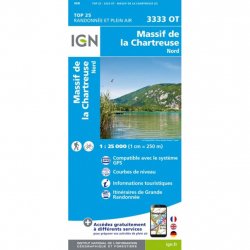 Buy IGN Top 25 Massif de la Chartreuse Nord /3333OT