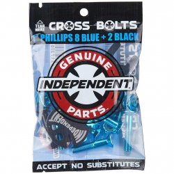 Buy INDEPENDENT Visserie (Jeu de 8) Gp Phillips 1 /Pouce Blue Black