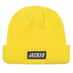 Buy JACKER Team Short Beanie /yellow