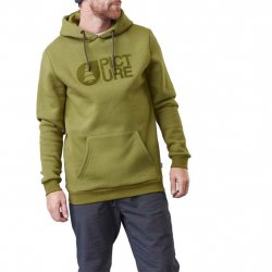Buy PICTURE ORGANIC Basement Flock Hoodie /army green