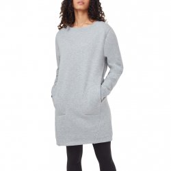 Buy TENTREE Fleece Crew Dress W /hi rise grey heather