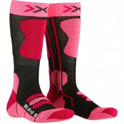 Buy X SOCKS Ski Junior 4.0 /anthracite melange fluo pink