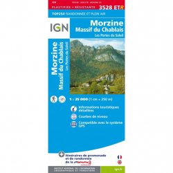 Buy IGN Top 25 Morzine Massif du Chablais Résistante /3528ETR