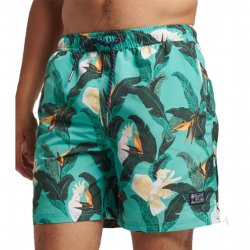 Buy SUPERDRY Vintage Hawaiian Swim Short /paradise bird aqua