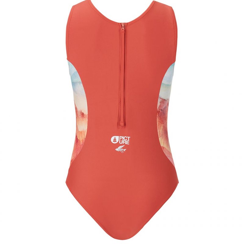 PICTURE ORGANIC Curving Swimsuit /faded rose