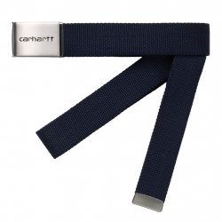 Buy CARHARTT WIP Clip Belt Chrome /dark navy