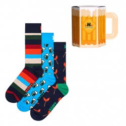 Buy HAPPY SOCKS Wurst And Beer Pack de 3 Sock