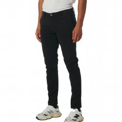 Buy NO EXCESS Pants Chino Garment Dyed Stretch /black