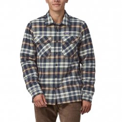 Buy PATAGONIA Insulated Organic Cotton MW Flord Flannel Shirt /fields new navy