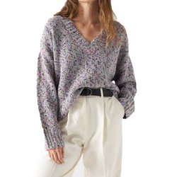 Buy SALSA Plain Knit Sweater /light grey