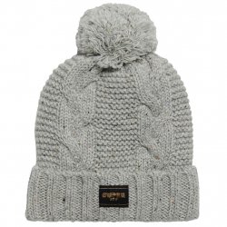 Buy SUPERDRY Cable Knit Beanie Hat /ice grey fleck