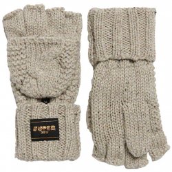 Buy SUPERDRY Cable Knit Gloves /ioaty beige fleck