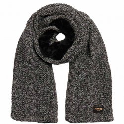 Buy SUPERDRY Cable Knit Scarf /black fleck