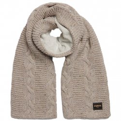 Buy SUPERDRY Cable Knit Scarf /oaty beige fleck