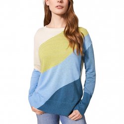 Buy WHITE STUFF Olive Abstract Jumper /blue multi