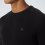 NO EXCESS Pullover Crewneck Relief Garment Dyed Stone Washed /black