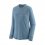 PATAGONIA Capilene Cool Merino Graphic Ls Shirt W /fitz roy fader gris plume clair