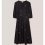 WHITE STUFF Megan Embroidered Jersey Dress /Black Mlt