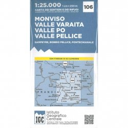 Buy IGC N106 Monviso Valle Varaita Valle Po Valle PelicE