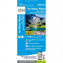 Buy IGN Top 25 Deux Alpes Olan-Muzelle Pn Ecrins Resistante /3336ETR