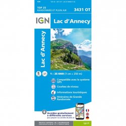 Buy IGN Top 25 Lac d'Annecy /3431OT
