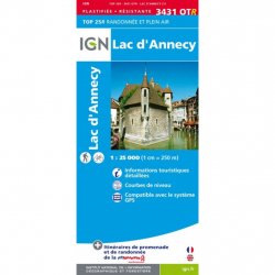 Buy IGN Top 25 Lac d'Annecy Résistante /3431OT