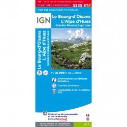 Buy IGN Top 25 Le Bourg d'Oisans Résistante /3335ET