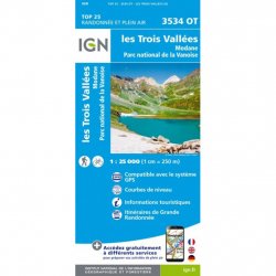 Buy IGN Top 25 Les Trois Vallées - Modane /3534OT