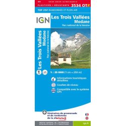 Buy IGN Top 25 Les Trois Vallées - Modane Resistante /3534OT