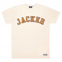 Buy JACKER College Tee T-Shirt /beige