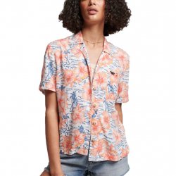 Buy SUPERDRY Vintage Beach Resort Shirt /hibiscus navy