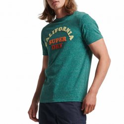 Buy SUPERDRY Vintage Great Outdoors APQ Tee /turquoise snowy