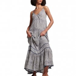 Buy SUPERDRY Vintage Long Beach Cami Dress /maze print navy