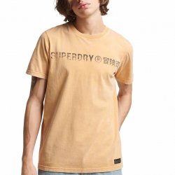 Buy SUPERDRY Vintage VL Corp Logo Tee /dried clay brown