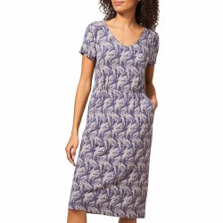 Buy WHITE STUFF Tallie Eco Vero Jersey Dress /Purple Mlt