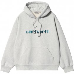 Buy CARHARTT WIP Hooded Carhartt Sweat /ash heather duck blue